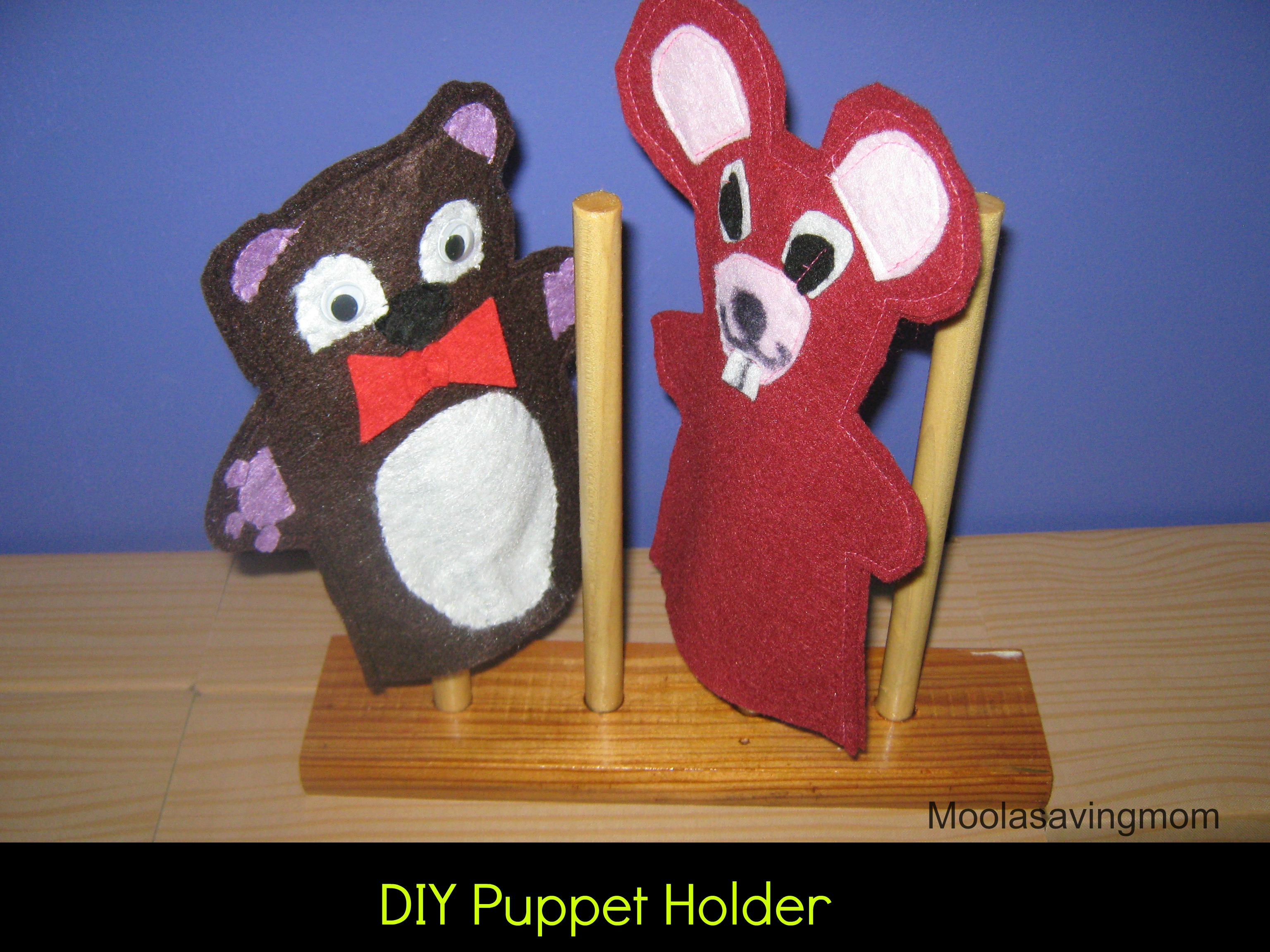 Make it Mondays Puppet Holder Moola Saving Mom