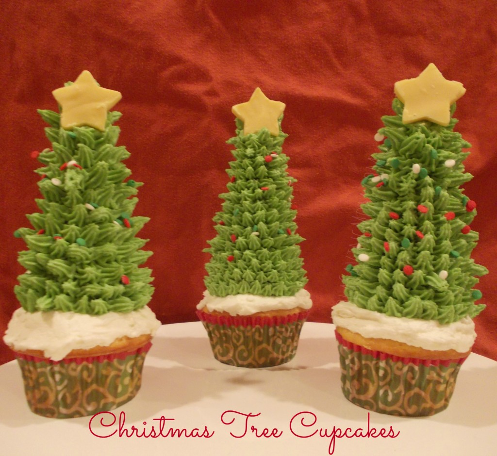 Christmas Tree Cupcakes 