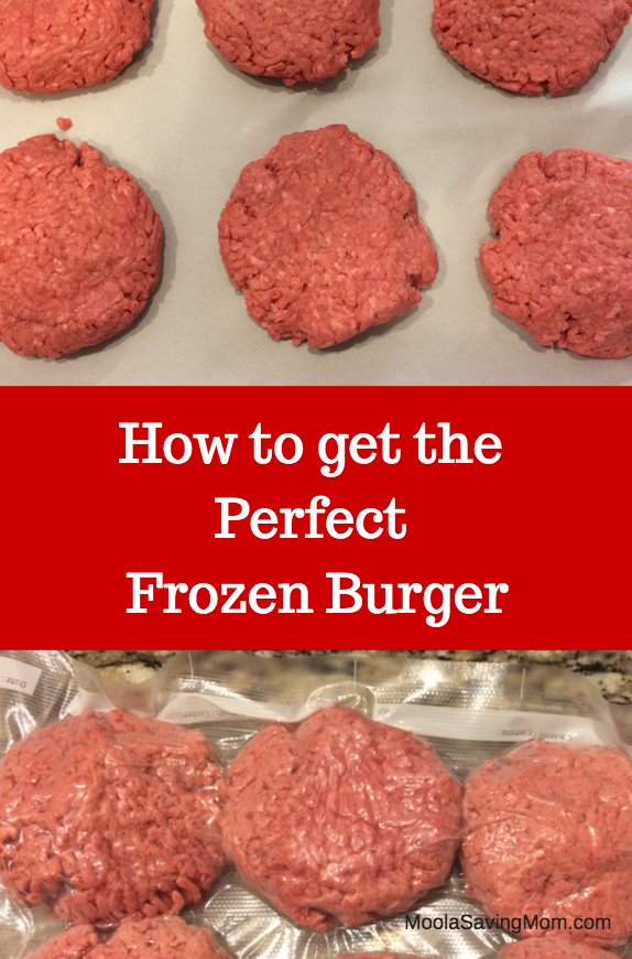 How to Get the Perfect Frozen Burger