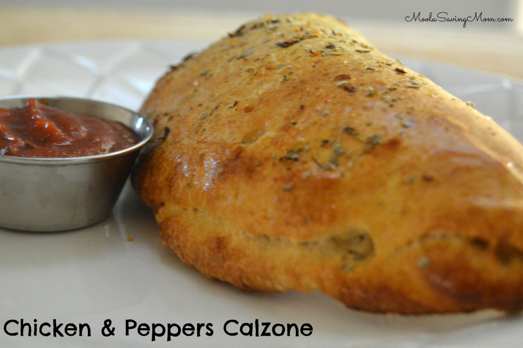 CHicken and Peppers Calzone