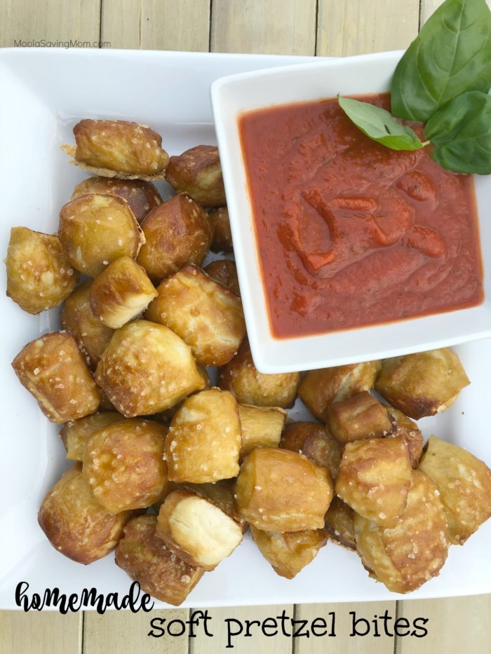 Homemade Soft Pizza Bites (from Pizza Dough)