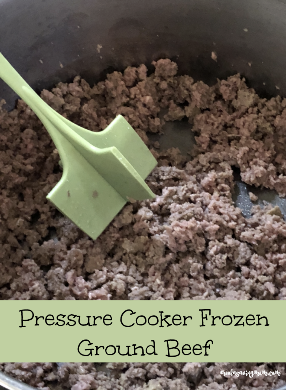 How I Cook Frozen Ground Beef in my InstantPot (Pressure Cooker Ground ...