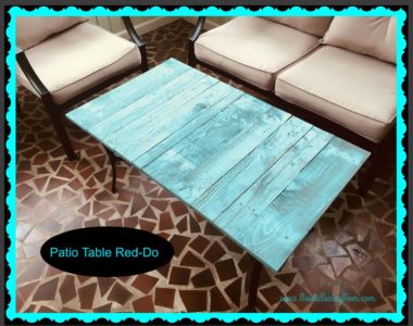 Make It Mondays Patio Table Redo