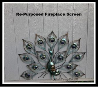 Re-Purpose Fireplace Screen