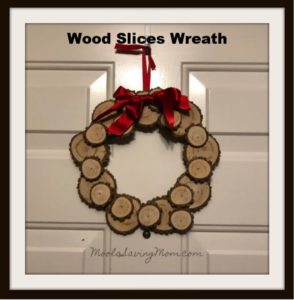 Wood Slices Wreath