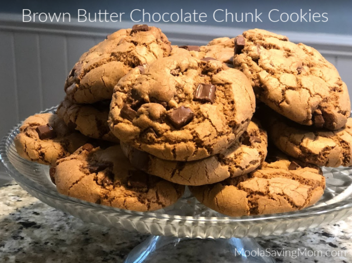 Brown Butter Chocolate Chunk Cookies Recipe