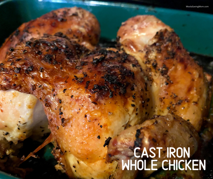 Whole Chicken Cast Iron Chicken Recipe