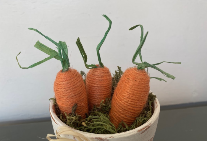 Carrot Clay Pot