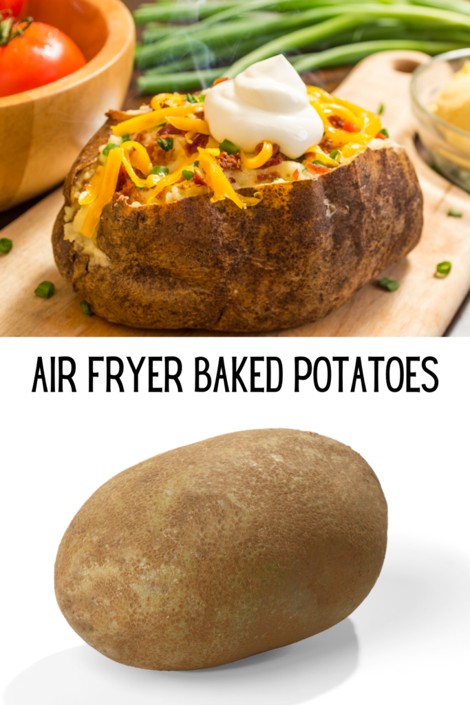 air fryer baked potatoes