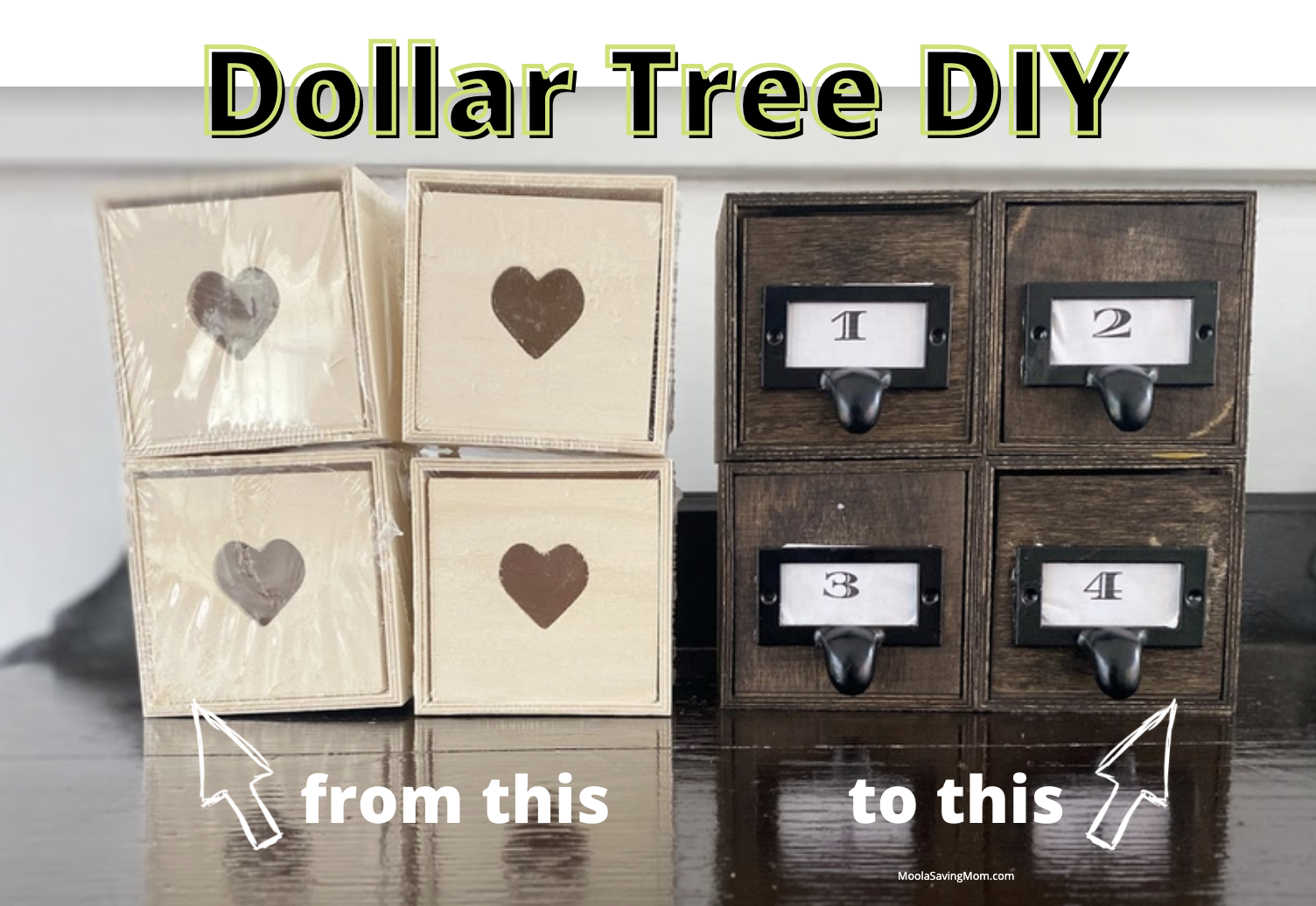Dollar Tree DIY Drawers Moola Saving Mom