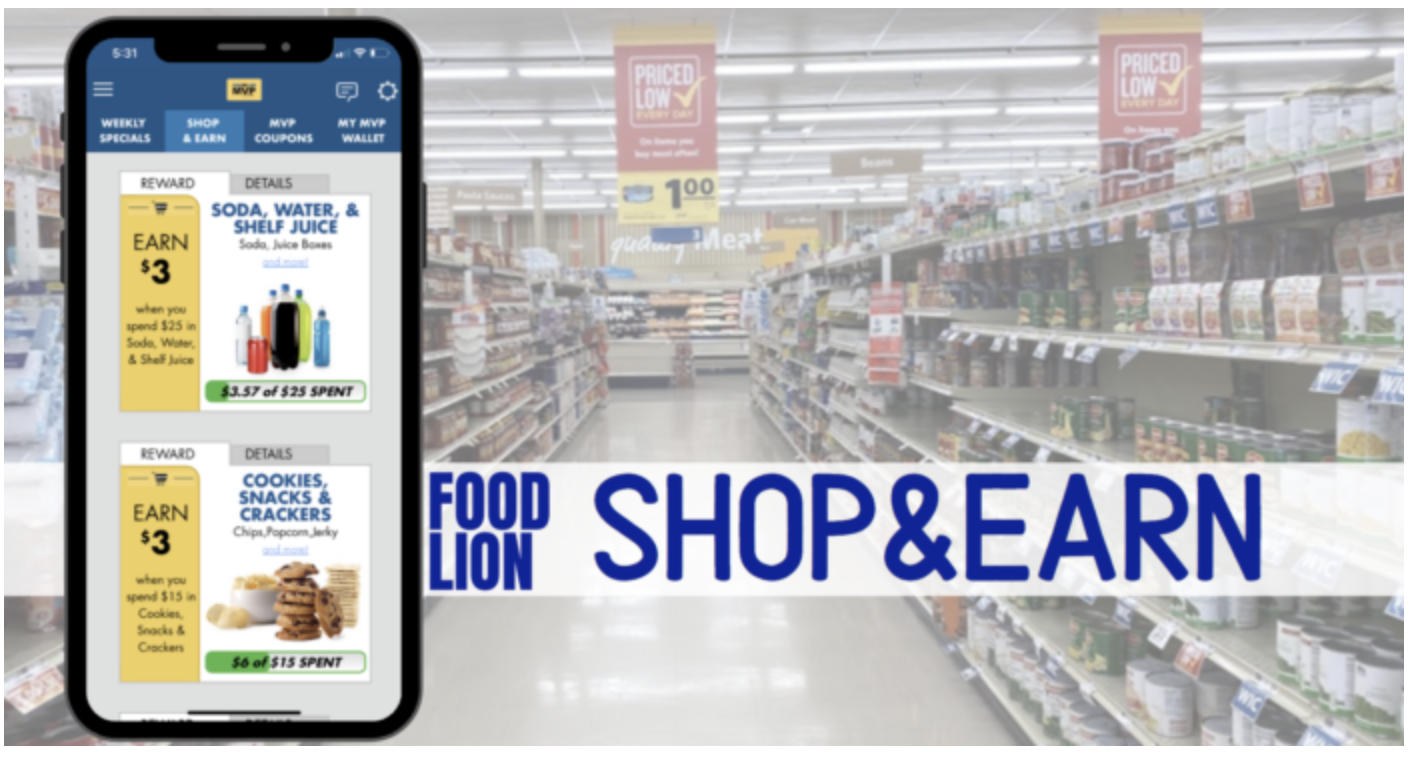 Load NEW Food Lion Shop & Earn Moola Saving Mom